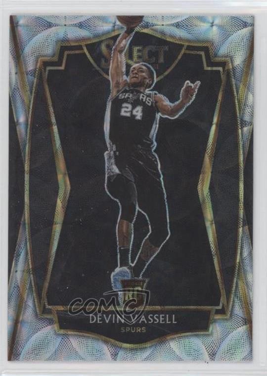 2020-21 Panini Select Premier Level Scope Prizm Devin Vassell #179 Rookie RC 0c2