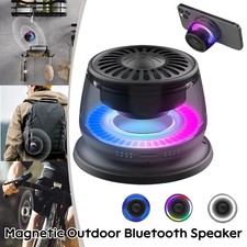 Portable Bluetooth Party Speaker Magnetic Phone Holder Stand with RGB Lighting