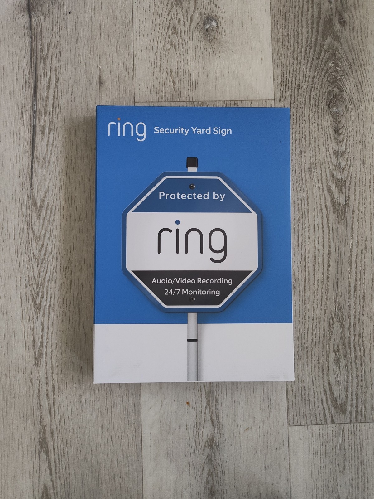 Brand New! Sealed In Box - Ring Home Security Yard Sign With Mounting Stake