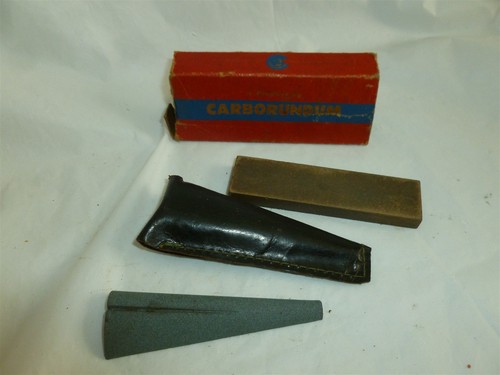  Lotto 2 affilatori a gancio vintage Carborundum T-403 - Foto 11 di 11
