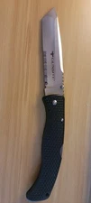Cold Steel 34GLTH Gunsite II Folder partially serrated tanto Blade 