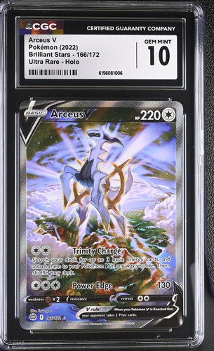 Arceus V graded CGC 10 for sale on eBay