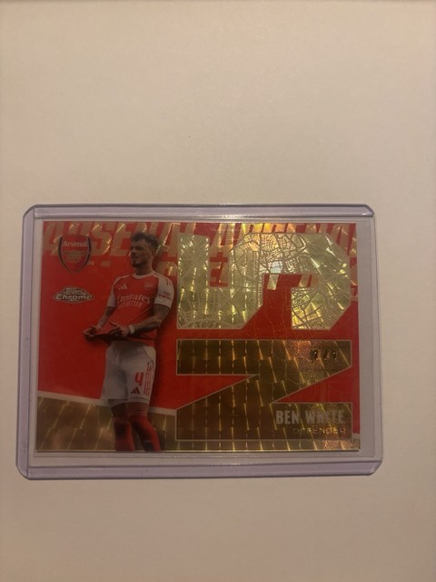 Arsenal Topps Chrome 2026 Ben White 1/1 One Of One N5 *PACK FRESH* BUY IT NOW