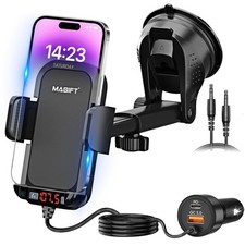 Bluetooth Car Adapter 3 in 1 FM Transmitter Car Radio Bluetooth Transmitter w...