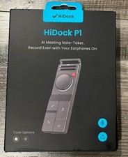 HiDock P1 AI Voice Recorder Silver Smart Voic...