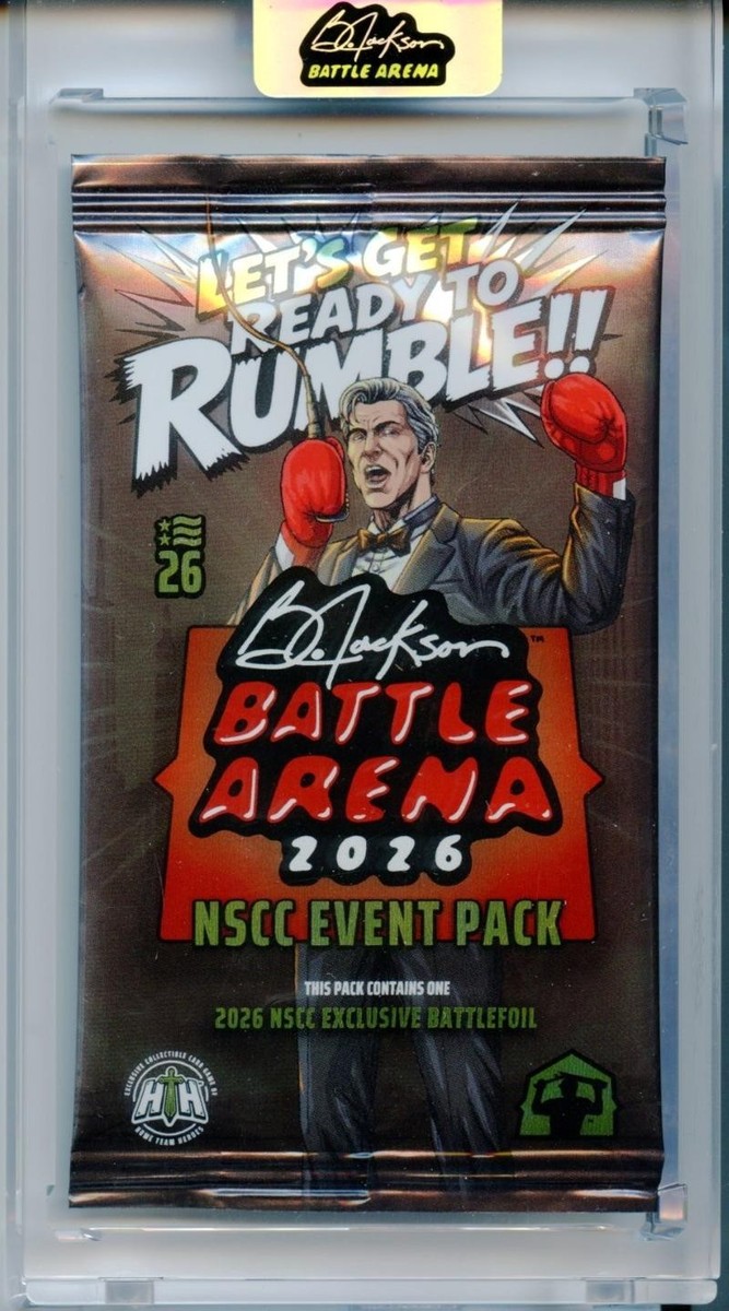 Bo Jackson Battle Arena SEALED 2026 National NSCC N2 Event Promo Pack Very Rare