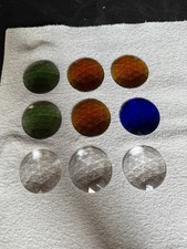 9 50mm Faceted Stained Glass Jewels