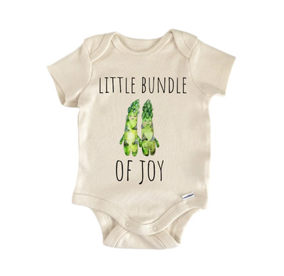 Asparagus Vegetable Newborn Baby Onesie  Bodysuit