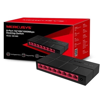 MERCUSYS MS108G 8 Port Gigabit Ethernet Network Switch Unmanaged