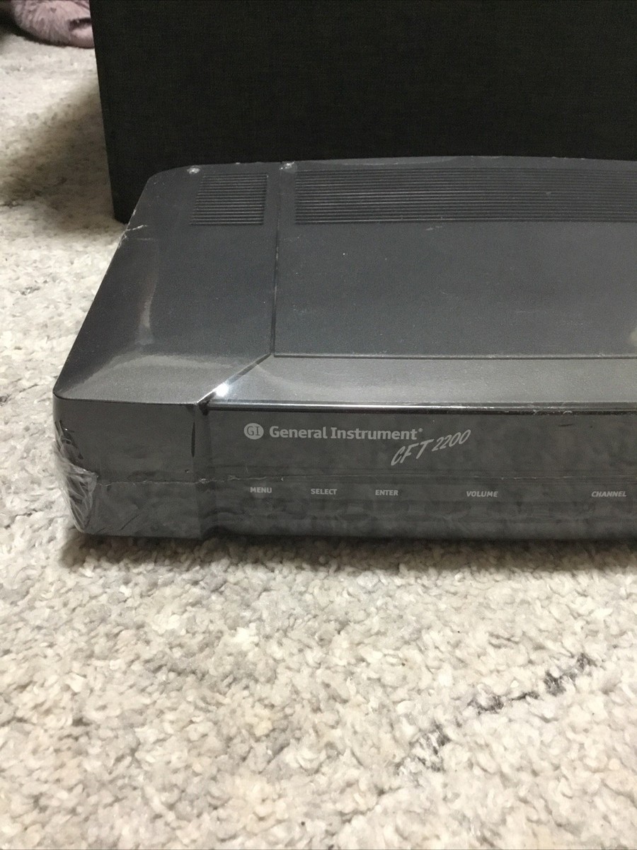 GENERAL INSTRUMENT CFT2200 BOX CABLE TV CONVERTER Sealed | eBay