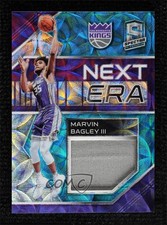 2018 Panini Spectra Next Era Neon Blue Prizm 45/49 Marvin Bagley III #NE-MB3 7zf