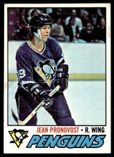 1977-78 Topps Hockey Card Jean Pronovost Pittsburgh Penguins #261 EX-MT+