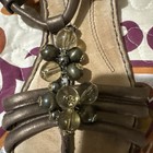 NWOT Clarks Bendables Gold Leather Beaded  Top Size 6 — photo 4