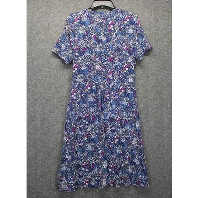 jet dress for ladies Elegant Jet Black Cotton Printed Short Nightdress for Women Hosiery Cotton / M