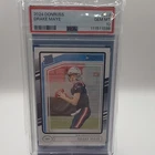 2024 Panini Donruss Drake Maye Rated Rookie #379 Patriots PSA 10