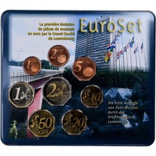 [#1277098] Luxembourg, Set 1 ct. - 2 Euro, Coin card.FDC, 2002, MS