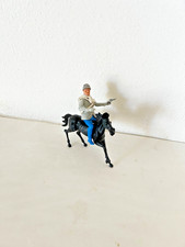 SOLDATINO NARDI SUDISTA A CAVALLO 8 cm OTTIMO ORIGINALE TIPO SWOPPET ANNI 60/70