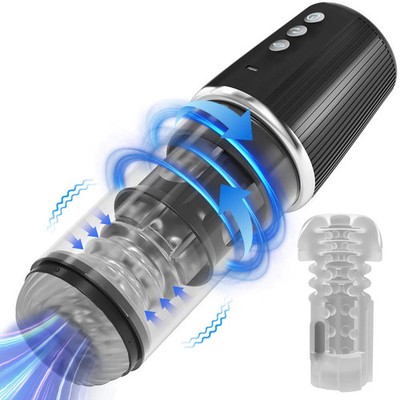 Automatic Male Masturbator Sucking Thrusting Rotation Stroker Cup Lubricants 