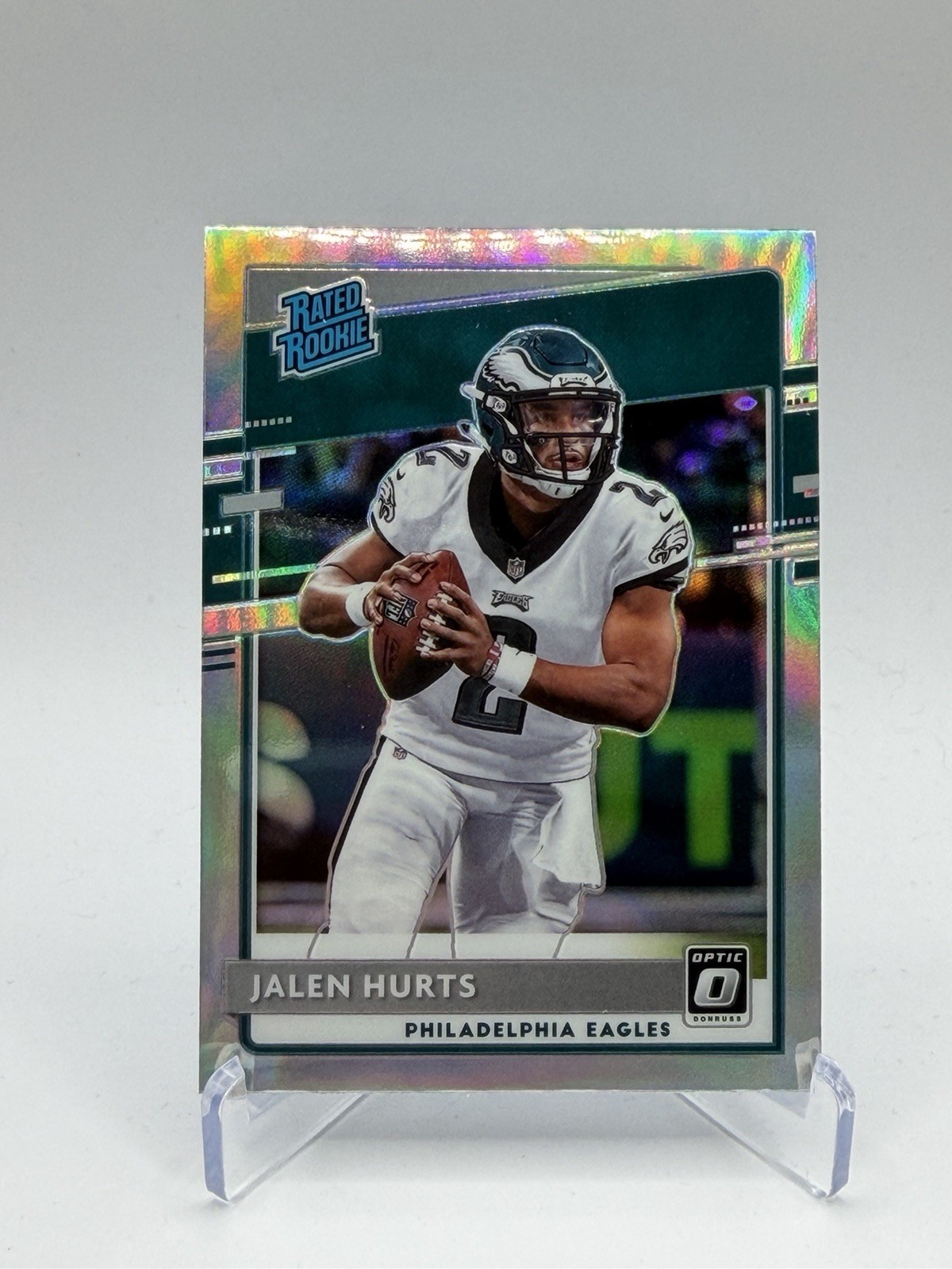 Jalen Hurts Panini Donruss Optic #164 Holo