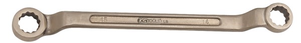 Ks Tools 963.7422 Bronzeplus Doppel-RingschlüSsel GekröPft 34X36 Mm-image