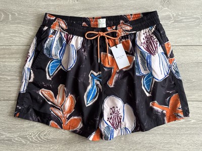 Paul Smith Badeshorts schwarz Forrest Sketch Print Badehose Herren 'XL' NEU