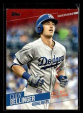 2018 Topps Cody Bellinger Cody Bellinger Highlights #CB8 Red /10 Dodgers U6846