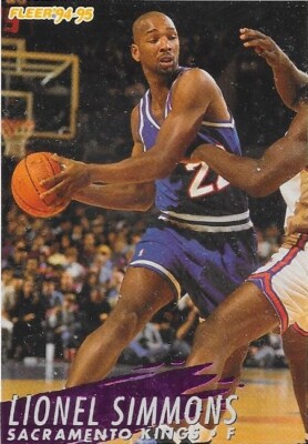 Fleer Karte - 1994/95 - Lionel Simmons - Nr. 201
