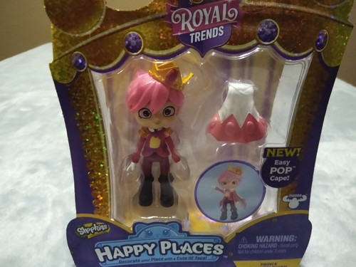 Shopkins Happy Places Royal Trends ⭐Prince Rowen Ruby⭐ Figure w/Accessory ~NEW - Picture 2 of 6