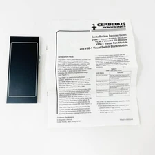 Siemens VSB-1 Pyrotronics 500-692075 Visual Switch Blank Plate, Made in USA