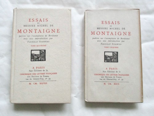Essais de Montaigne Publiés sur l'Exemplaire de Bordeaux (7 Tomes) F. Strowski - Imagen 3 de 11