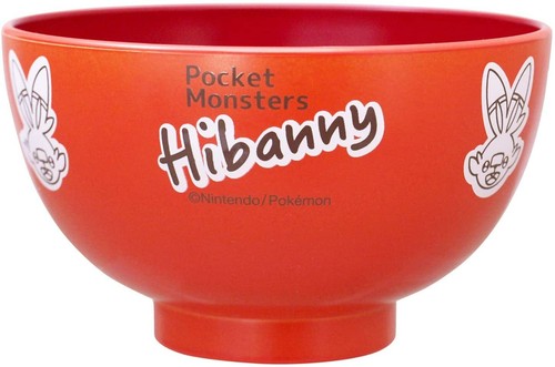 Pokemon Pocket Monsters Face Soup Bowl M Hibanny Scorbunny 142541 MADE IN JAPAN - Picture 2 of 2