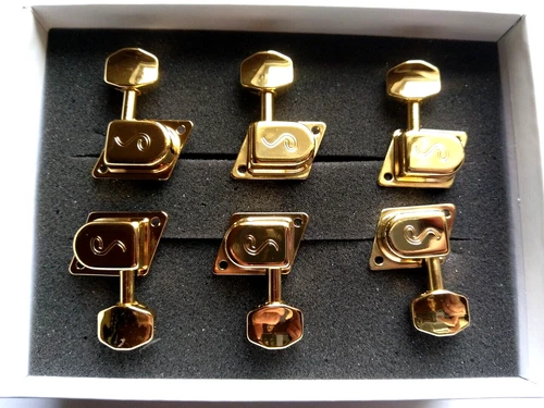 Schaller Original F-Series / 70s Tuners Mechanics 6 Left Gold
