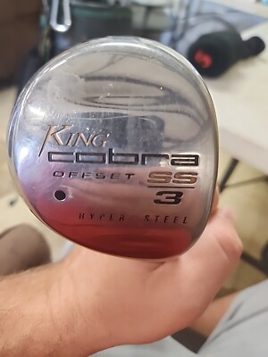 RH Men's King Cobra Offset SS 3 Wood Hyper Steel Flex Graphite 43''  