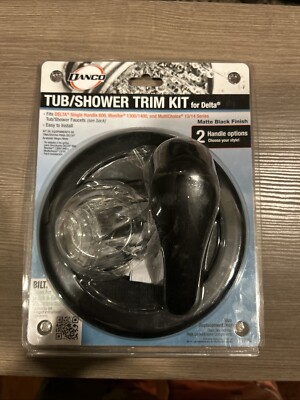 Danco Delta Tub/Shower Trim Kit Black 11084