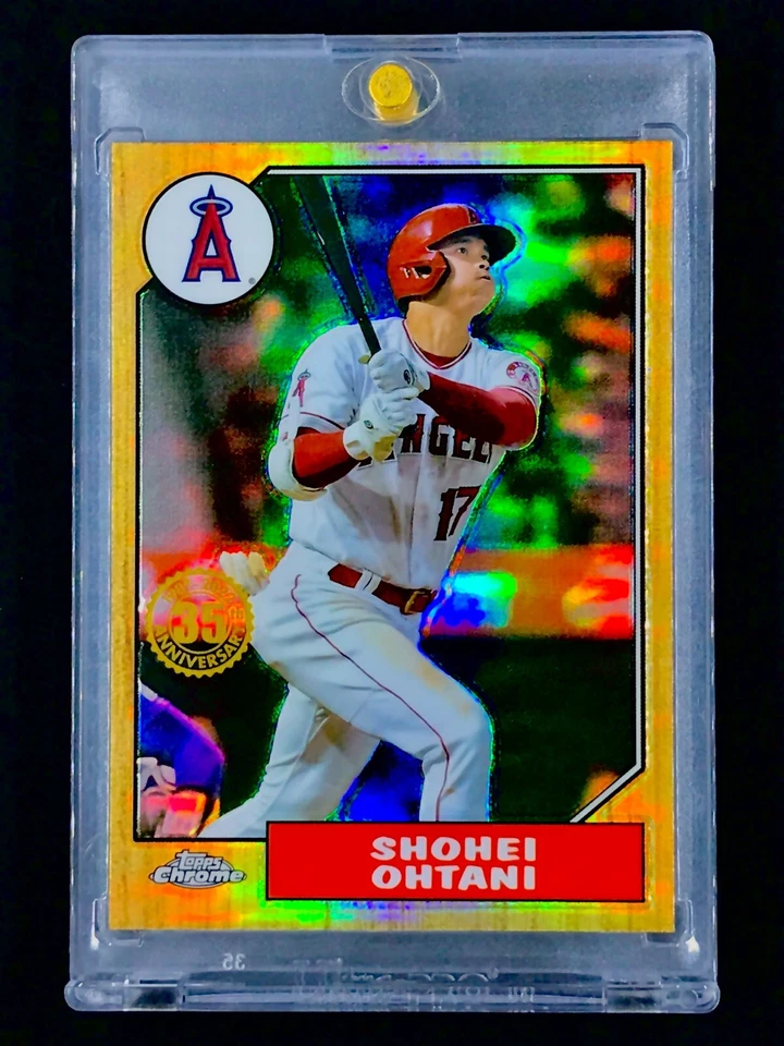 SHOHEI OHTANI REFRACTOR SP INSERTO Holo Plata Cromo Ángeles/Dodgers Foto 2 de 4