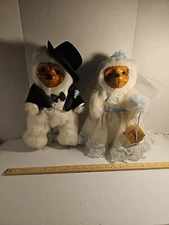 Raikes Bears - Bride & Groom - Allison & Gregory - Numbered - Set