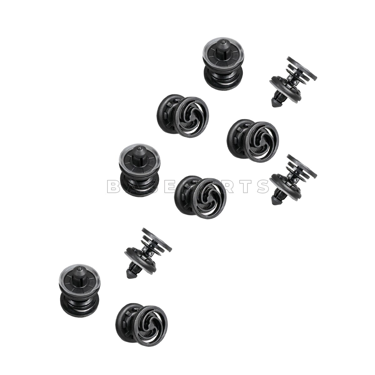 Frankberg 10x Türverkleidung Clips - Befestigungsclips Für Opel Astra J, Corsa E, Insignia