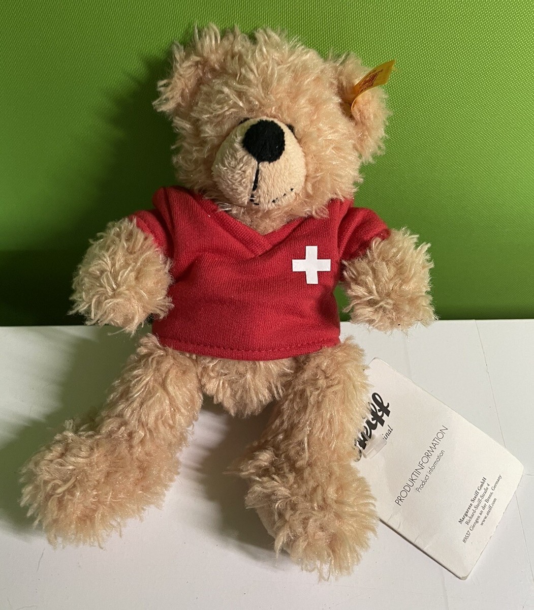 Steiff Swiss Air Teddy Bear Soft Plush Toy. With Tags