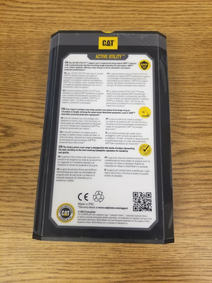 FUNDA TELÉFONO RESISTENTE IPHONE 5/5S/SE CAT NEGRA Foto 2 de 2