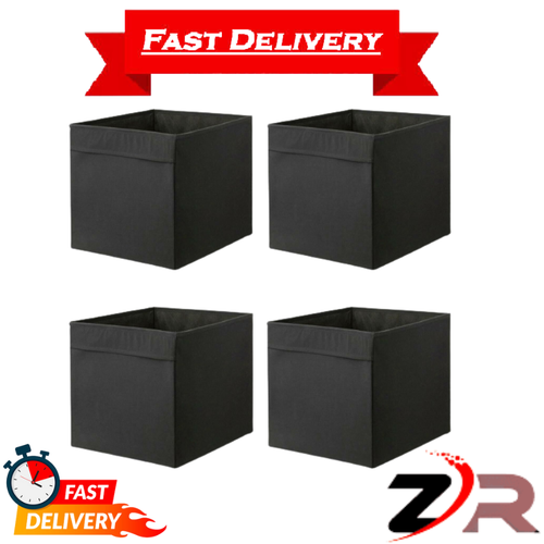 4x Kallax Storage Box Decorative box Fabric Cube Foldable Boxes Toy