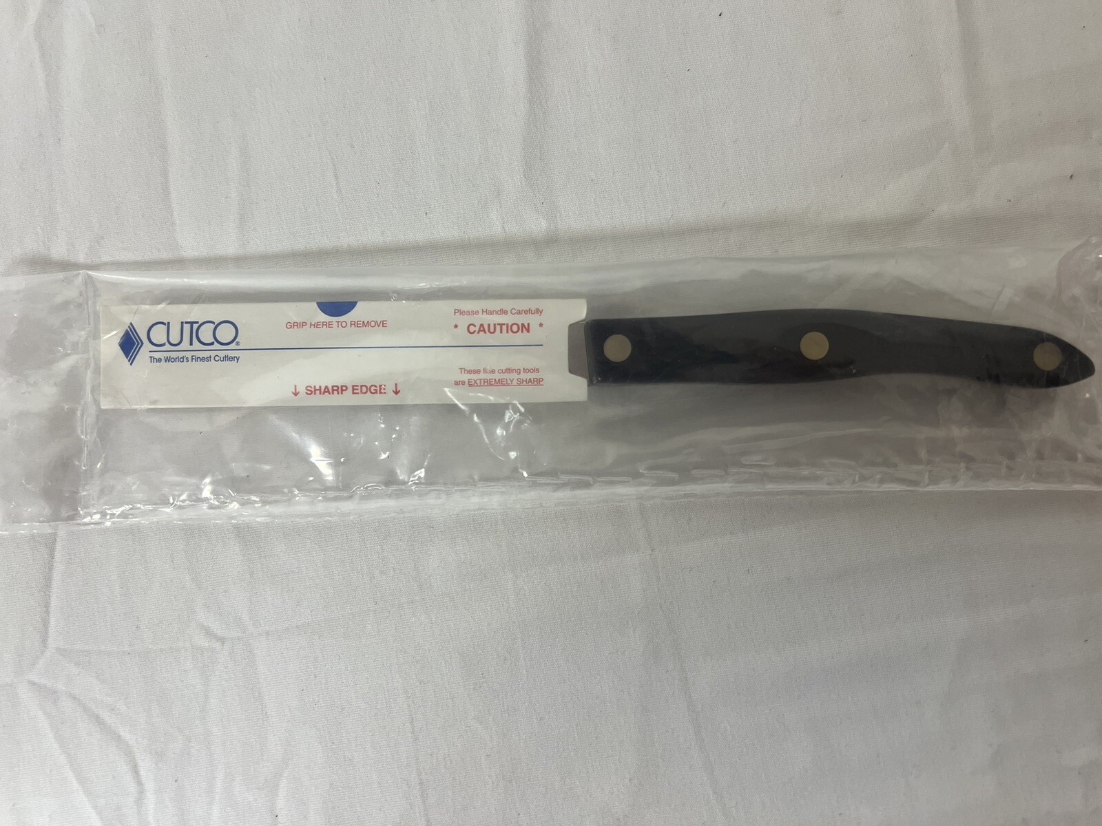 Cutco 2159Serrated Steak KnivesSet of 4Classic Brown HandleBrand