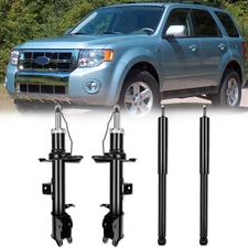 Full Set Front Rear Gas Shocks Struts For 2008-2012 Ford Escape Mercury Mariner