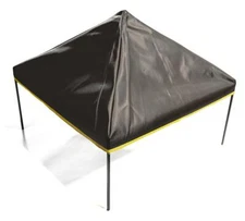 Realistic Black Pop Up 20x20 Inch Canopy Tent for 1/10 Scale Crawler Truck