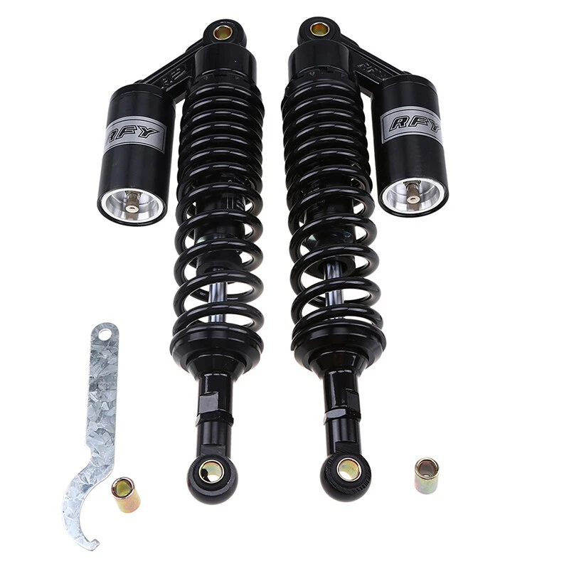 Suspensión amortiguadores aire moto 360mm 14" para Honda BMW Yamaha Foto 3 de 4