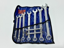 Klein Tools USA MADE 68060 7pc SAE 3/8-3/4 Wrench Set Kit Bag + (2) Small Addons