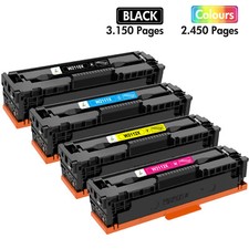 Toner Compatible With HP 206A W2110A 206X W2110X MFP M283fdw Pro M255dw M282 Lot