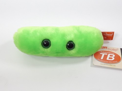 Giant Microbes Tuberculosis TB Green Educational Plush 7” Drew Oliver NWT - Picture 2 of 4