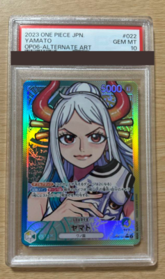 PSA 10 ONE PIECE Card Yamato Leader Parallel Japanese OP06 PSA 10 ONE PIECE Card Yamato Leader Parallel Japanese OP06
