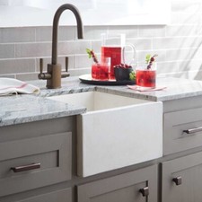 Native Trails Ventana Concrete Kitchen/Bar/Prep Sink in Pearl NSB1515-P