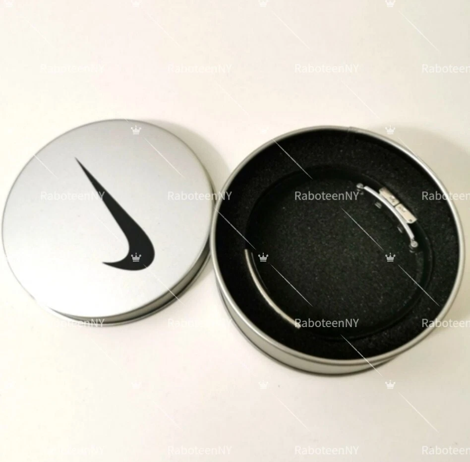 Unisex Nike Sport Silicone Wristbands Bracelet Stainless Steel Clasp w/Metal Box - Image 3 of 4